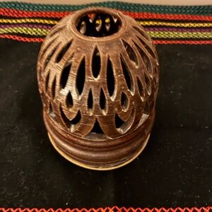Handcrafted Ceramic Lace Vintage Tealight Shade
